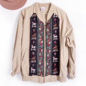 Quitman Vintage Horse Bomber Jacket
